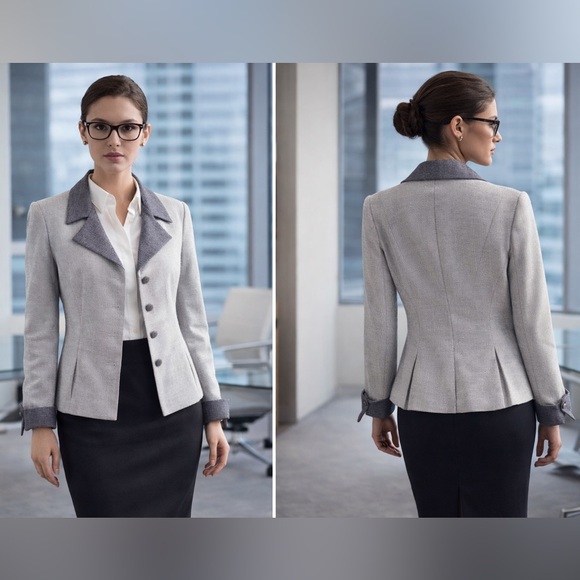 becha Jackets & Blazers - Textured Sophisticated Jacket/Blazer